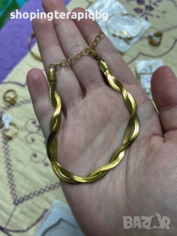 Лот нови бижута от неръждаема стомана , снимка 6 - Бижутерийни комплекти - 53946922