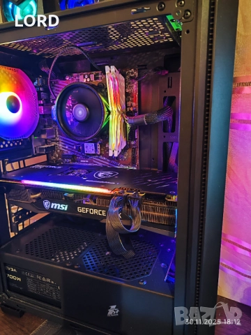 Геймърски Ryzen 5 5600G, RTX 3070Ti 8GB, RAM 16GB DDR4 3000, SSD 512GB NVME, снимка 3 - Геймърски - 52416660