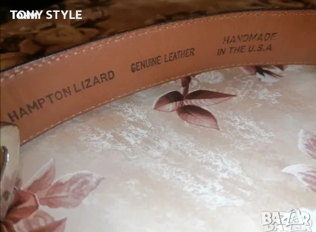 GROOKHORN Оригинал Нов Мъжки Колан Изцяло от Естествена Кожа 110см., снимка 10 - Колани - 51644535