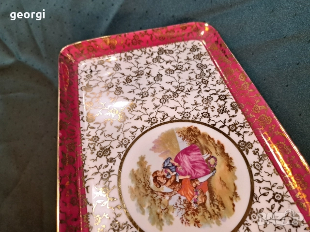 немско порцеланово плато Ромео и Жулиета 27/2, снимка 3 - Сервизи - 51467154