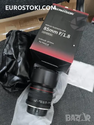BENOISON 85 мм f1.8 портретен обектив, F обектив за Nikon, ръчен фокус (MF), F-байонет за Nikon D, снимка 7 - Обективи и филтри - 56203181