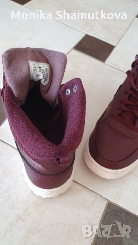 Мъжки зимни боти Nike цвят бордо, снимка 7 - Мъжки боти - 52576843