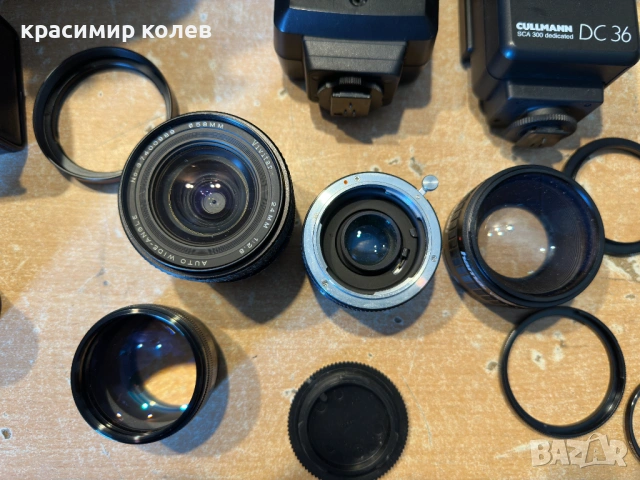 фотоапарат "Konica TC-X" + обективи и чанта, снимка 10 - Фотоапарати - 54321105