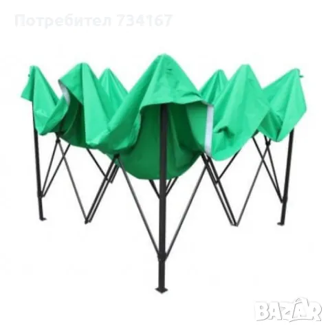 Сгъваема квадратна градинска шатра тип хармоника, снимка 8 - Градински мебели, декорация  - 49666951