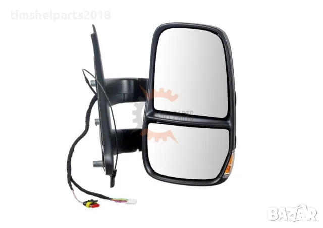 Огледало електрическо (късо рамо) Iveco Daily 2006-2014 , с антена, 9-PIN , - Пасажерска страна