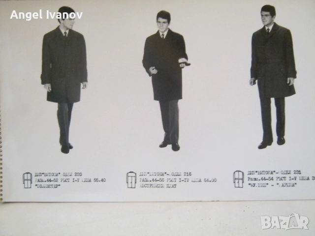 Продуктов каталог на ДИП "Рила" - Мъжка мода 1968 г., снимка 8 - Енциклопедии, справочници - 51942019