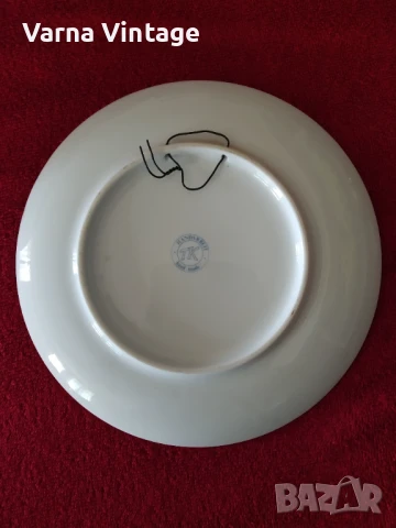 Колекционерска порцеланова чиния Meran. TK Handarbeit Австрия., снимка 3 - Колекции - 51200026