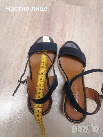 39н.Нови Tamaris Дамски сандали, стелка 25 см. , снимка 3 - Сандали - 52948806