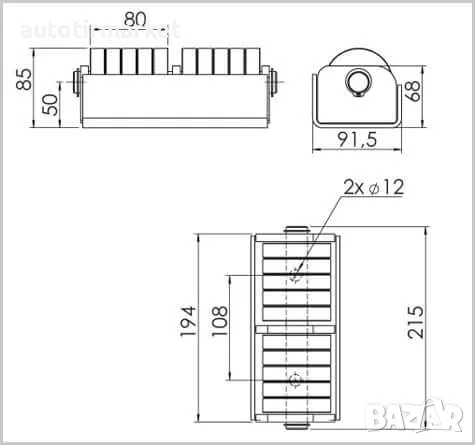 Буферна ролка (тампон) – двойна, снимка 2 - Аксесоари и консумативи - 56052266