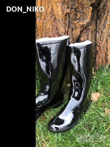 Гумени Лачени Ботуши 1968/1973 г., снимка 6 - Дамски ботуши - 44789007