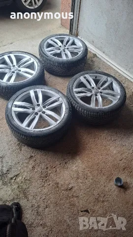 джанти с гуми 5х112/18 цола, снимка 1