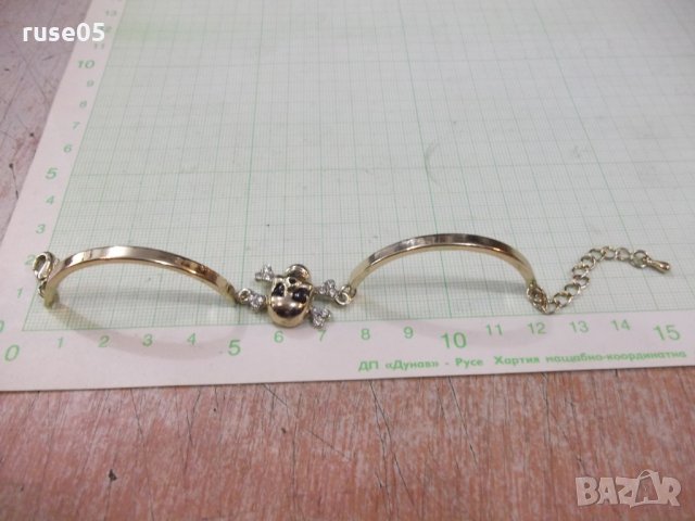 Гривна от две части имитационна бижутерия, снимка 6 - Гривни - 30302712