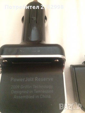 Зарядно за кола Griffin+power bank, снимка 4 - Аксесоари за Apple - 29693912