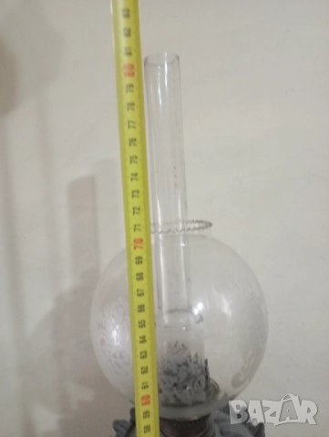 Стара газова ( газена ) лампа, снимка 4 - Антикварни и старинни предмети - 52374594