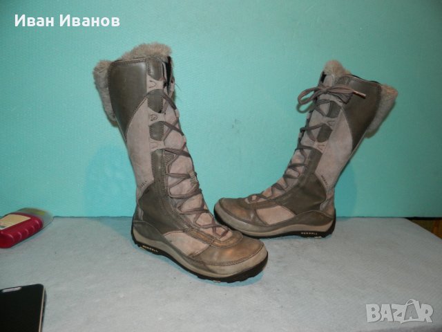 туристически/ зимни ботуши Merrell Prevoz  номер 38, снимка 2 - Дамски ботуши - 39023611