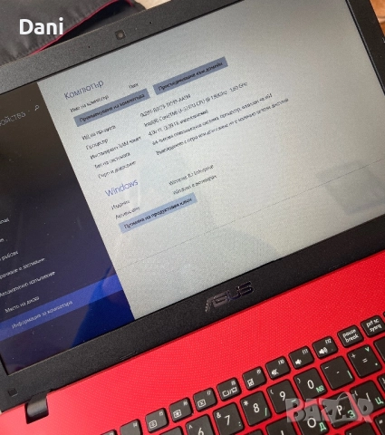 Лаптоп Асус , снимка 4 - Лаптопи за работа - 52439994