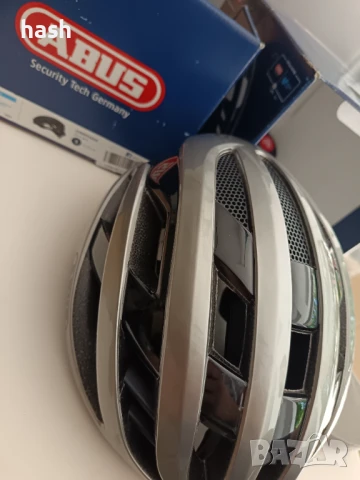 Велосипедна каска ABUS AirBreaker, висок клас велосипедна каска,професионалнa, р-р S/51-55/, снимка 5 - Аксесоари за велосипеди - 50898382