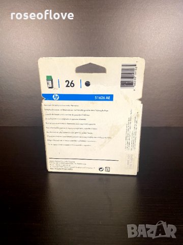HP тонер касета с мастило 26 черно / black 51626AE неразопакована, снимка 2 - Консумативи за принтери - 31543635