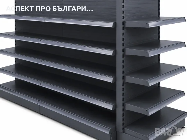Островна стелажна група с Т-образна конфигурация 40х165х40, L253, снимка 3 - Оборудване за магазин - 56115147