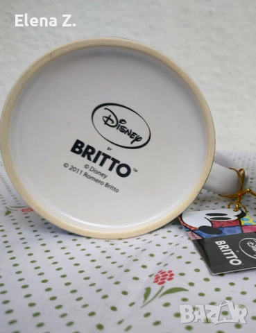 Голям мъг чеширската котка Romero Britto , снимка 6 - Декорация за дома - 52624562