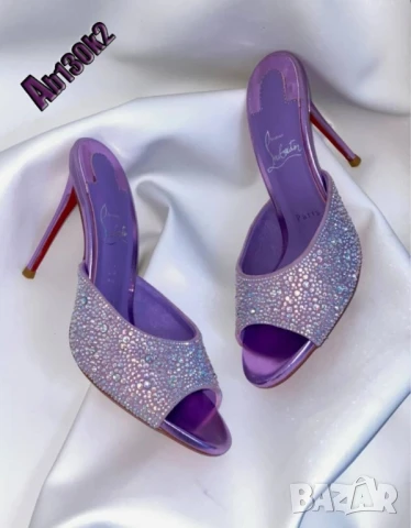 чехли на ток christian Louboutin , снимка 2 - Чехли - 51311017