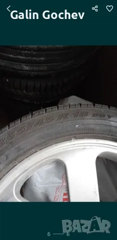  алуминиеви оригинални 18 цолови джанти с гуми за vw.audi, снимка 4 - Части - 49782493