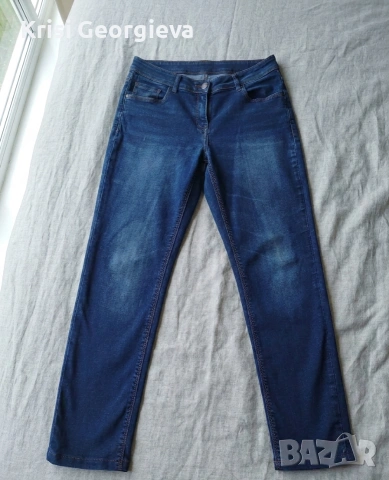 Дамски Тъмно Сини Дънки 