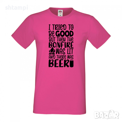 Мъжка тениска I Tried To Be Good But There Was Beer,Бира,Бирфест,Beerfest,Подарък,Изненада,Рожден Де, снимка 6 - Тениски - 36378026