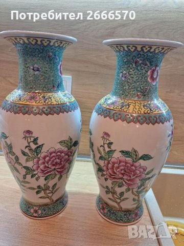 Китайска ваза Китайски порцелан , снимка 6 - Антикварни и старинни предмети - 38418863