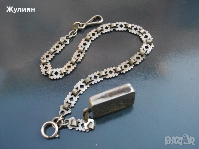 СТАР КЮСТЕК ЗА ДЖОБЕН ЧАСОВНИК, снимка 3 - Антикварни и старинни предмети - 52127775