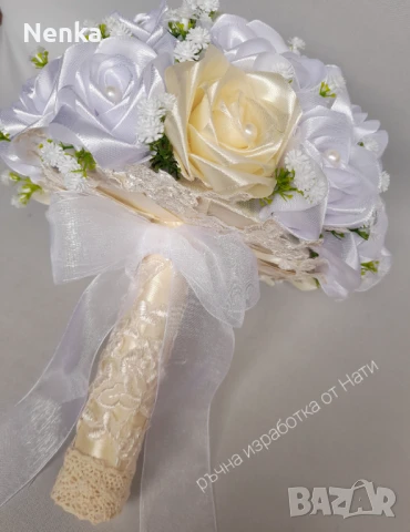 Булчински букети , снимка 3 - Сватбени аксесоари - 50871104