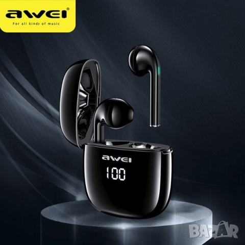 Безжични Слушалки BLUETOOTH AWEI T28P , снимка 3 - Bluetooth слушалки - 44747613