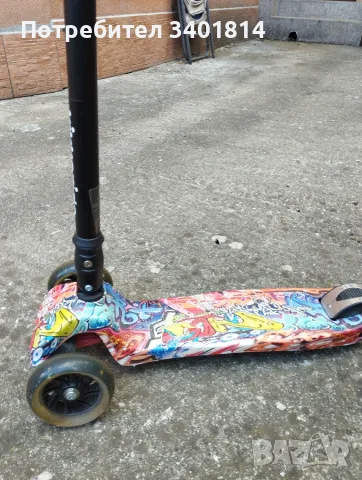 Детска тротинетка Kikka Ride, снимка 4 - Скутери и тротинетки - 56107503
