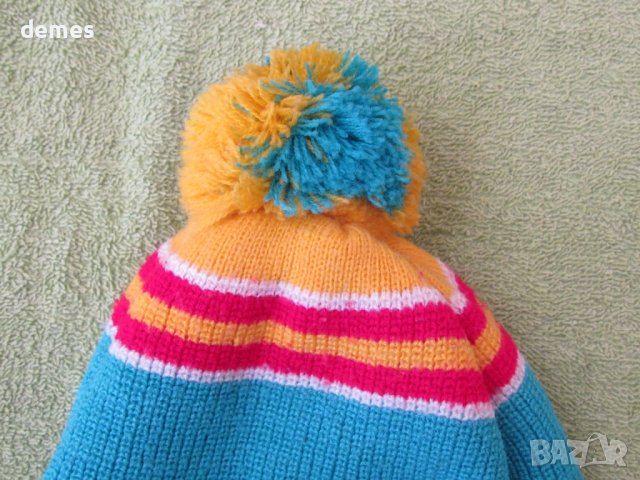 Детска плетена шапка, нова, снимка 3 - Шапки, шалове и ръкавици - 38596094
