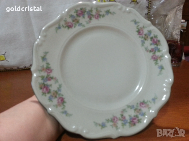 Стар немски порцелан чиния , снимка 3 - Антикварни и старинни предмети - 44810503