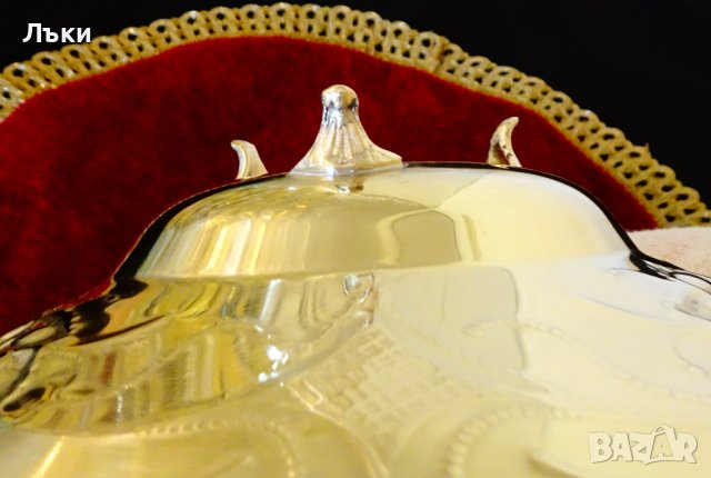 Бронзова фруктиера,рози,релеф,барок. , снимка 10 - Антикварни и старинни предмети - 39182754