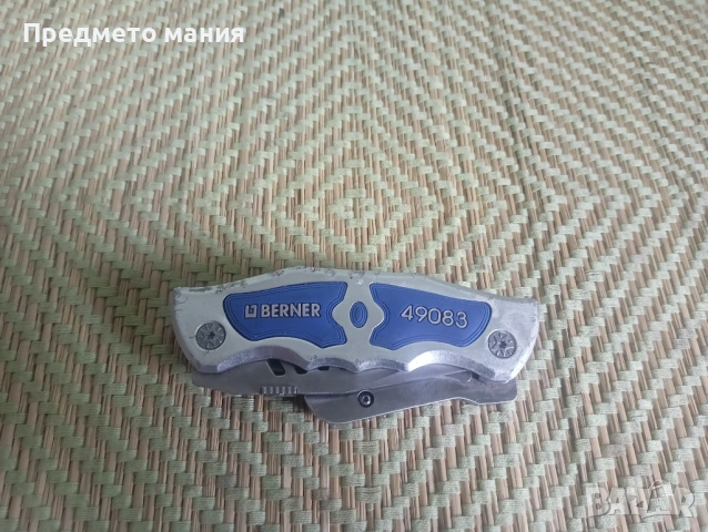 Комбиниран сгъваем нож 2-в-1 Berner Нож и Макетен нож, ножче, снимка 7 - Ножове - 54158565