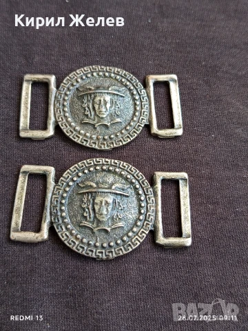 ДВА БРОЯ КАТАРАМА ЗА КОЛАН ИЗОБРАЗЯВАЩИ МЕДУЗА ГОРГОНА МНОГО КРАСИВИ 28256