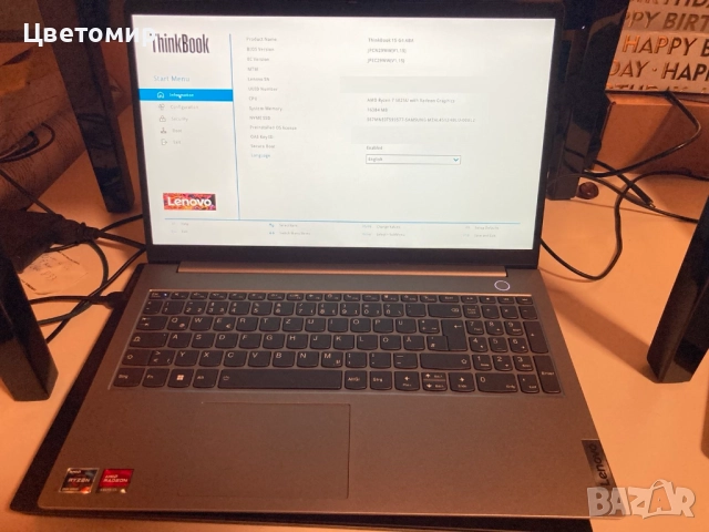 ThinkBook 15 Ryzen 7 5825U 16 GB 512 SSD