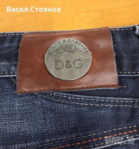 DOLCE & GABBANA - мъжки оригинални дънки - размер L, снимка 6 - Дънки - 52225658