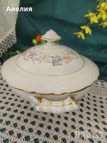 Цвят слонова кост Schirding Bavaria -Барок, снимка 11 - Чаши - 52281857