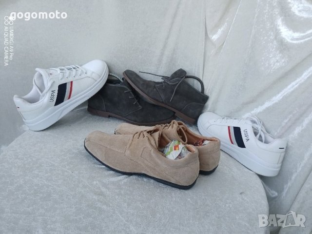 мъжки ежедневни спортни обувки от естествена кожа - велур 44 - 45, снимка 4 - Ежедневни обувки - 44451058