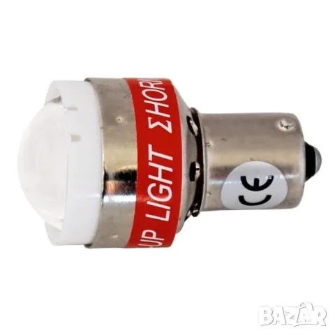 LED крушки BA15S 12V 1 брой с бяла светлина, снимка 4 - Аксесоари и консумативи - 55865145