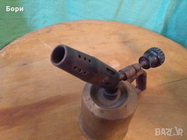 Бронзова немска бензинова лампа, снимка 8 - Други ценни предмети - 31722075