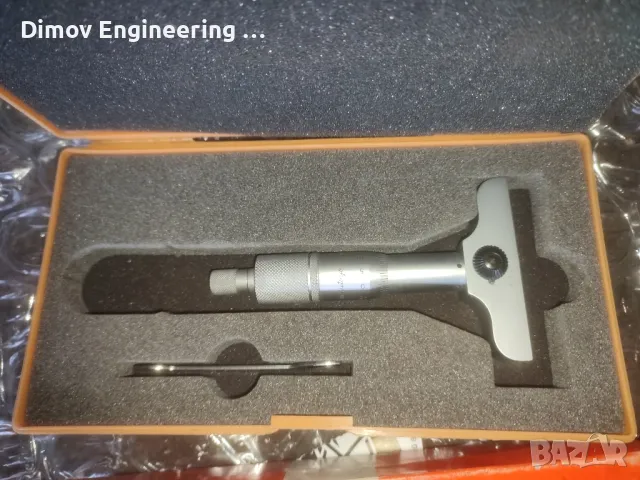 Микрометричен дълбокомер 0-25мм Mitutoyo 