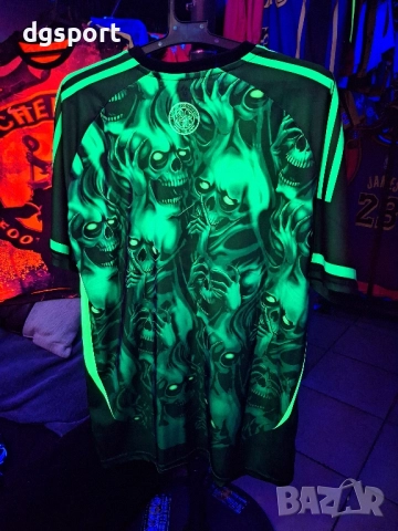 Флуоресцентна футболна фланелка на Селтик!, снимка 2 - Футбол - 52155469