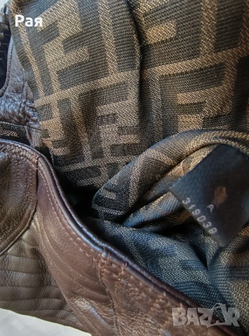 Фенди Кафява кожена чанта Fendi Spy , снимка 17 - Чанти - 54235353