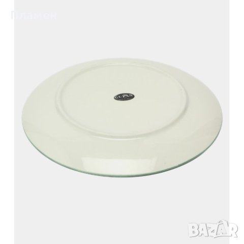 Порцеланова чиния с пластмасова поставка, снимка 2 - Чинии - 44189931