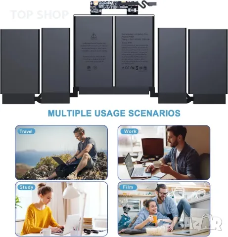 BND A1964 A1989 A2251 резервна батерия за MacBook Pro 13 инча A1989 (средата на 2018, 2019) и A2251, снимка 6 - Батерии за лаптопи - 49487933