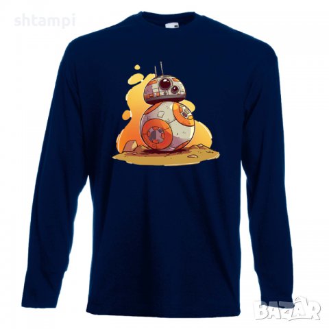 Мъжка тениска Star Wars BB-8 Star Wars Игра,Изненада,Подарък,Геймър, , снимка 12 - Тениски - 36808565